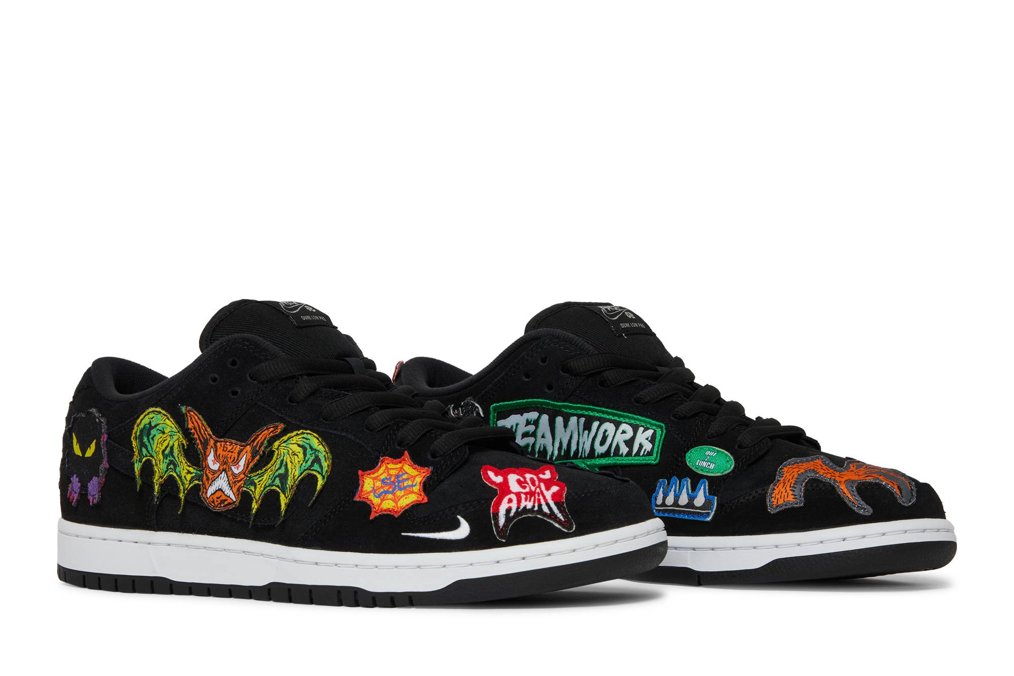 Nike SB Dunk Low Pro x Neckface ‘Black’ DQ4488-001 - Image 9
